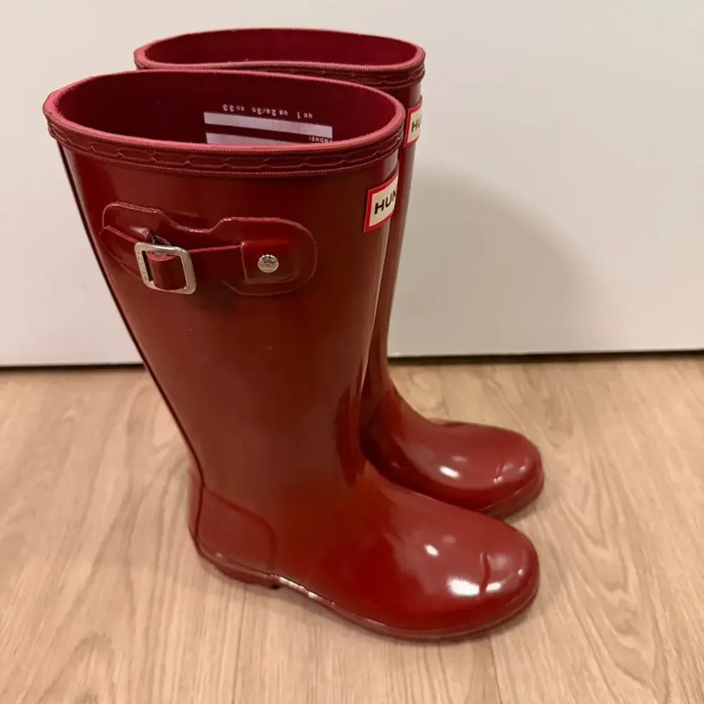 Hunter Kids Original Gloss Rainboots